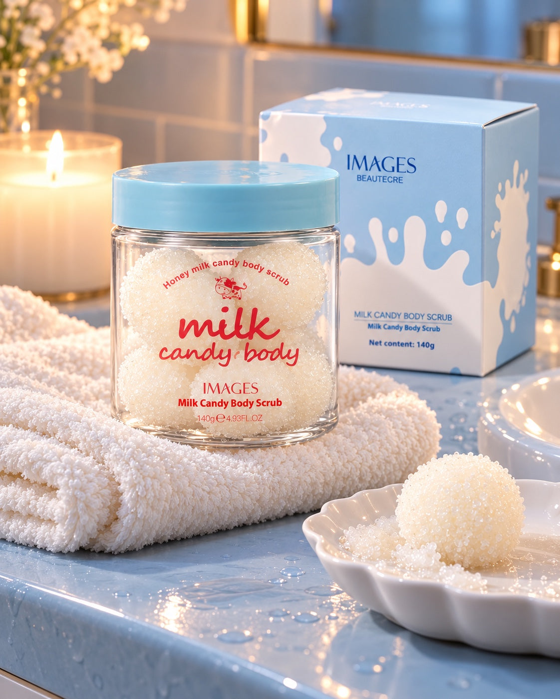 Candy Scrub : milk